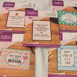 Crafters Companion Sayings Stamps Set Of 5